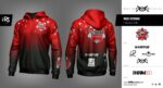 red storm ZIP-HOODIE