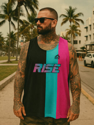 RISE MIAMI LINES BLACK