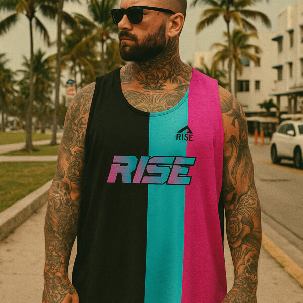 RISE MIAMI LINES BLACK
