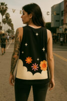 RISE FLOWER BLACK