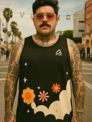 RISE FLOWER BLACK