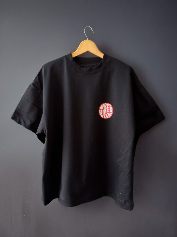 LOVE YOUR HATERS BACKPRINT BLACK T-SHIRT