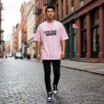 LOVE YOUR HATERS PINK BLACK T-SHIRT