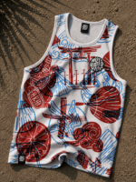 JAPAN LUCKY WAVE TANK TOP