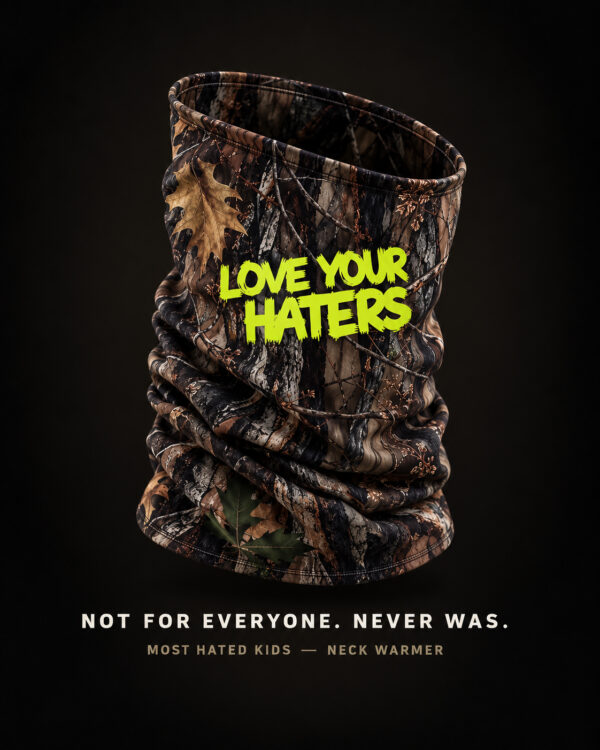LOVE YOUR HATERS NECK WARMER