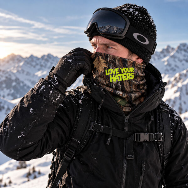 LOVE YOUR HATERS NECK WARMER
