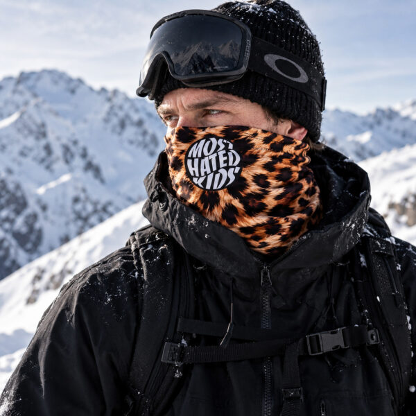LEOPARD NECK WARMER