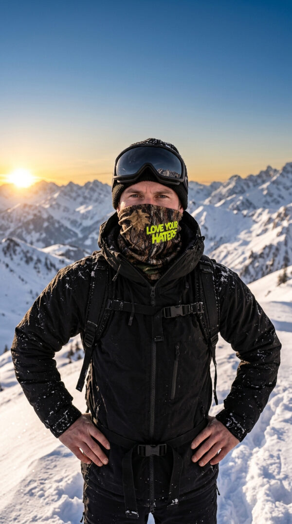 LOVE YOUR HATERS NECK WARMER