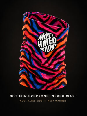 NEON TIGER STRIPE NECK WARMER